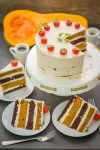  Fűszeres sütőtök-csoki torta 