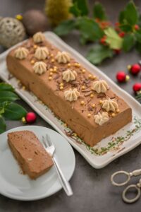 
Csokoládé terrine gesztenyekrémmel
